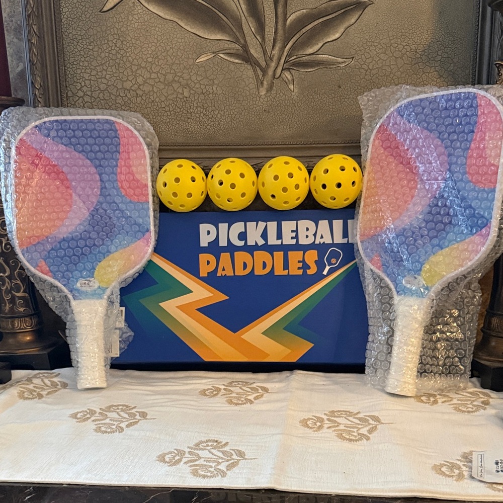 Colorful Pickleball Paddle Set
